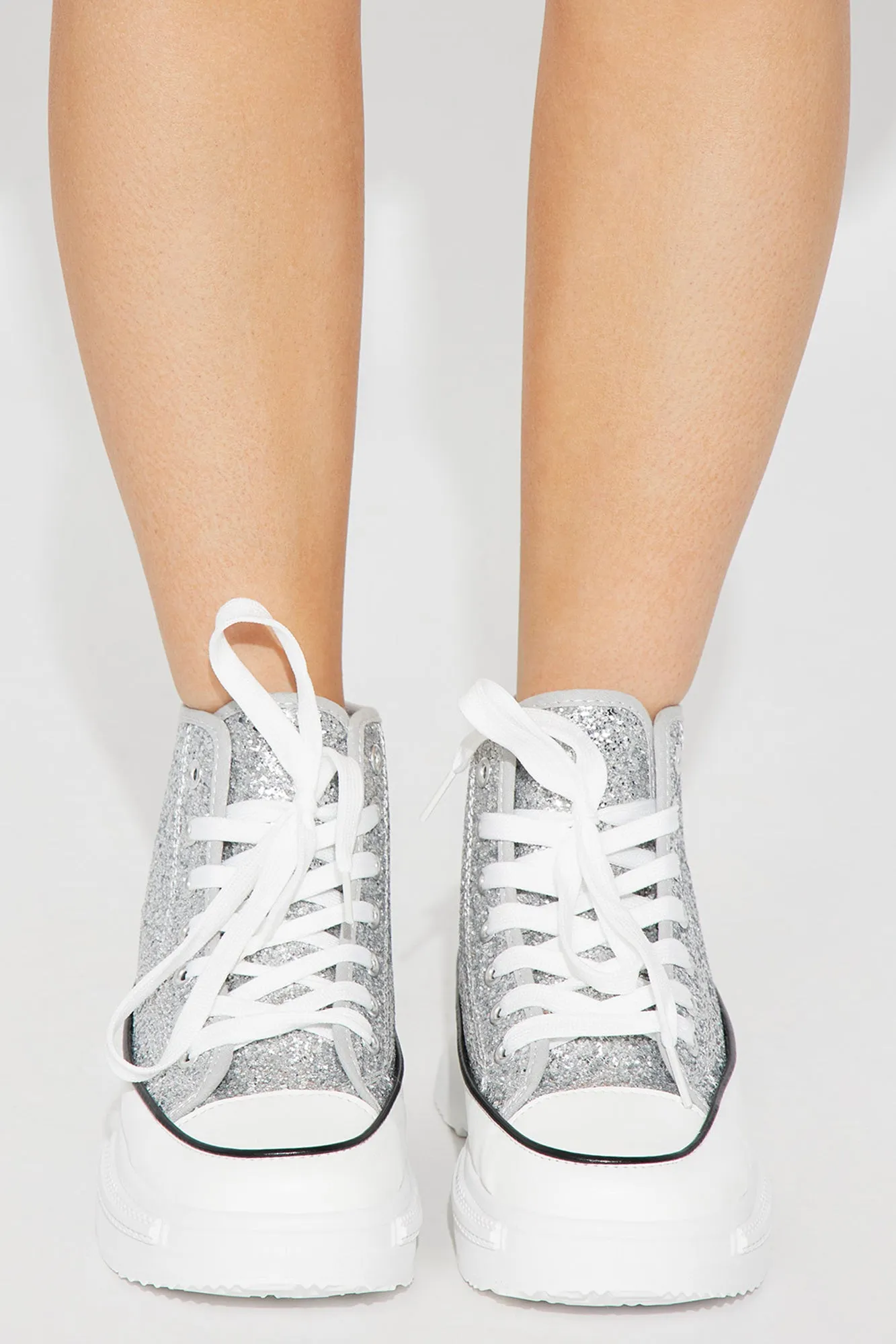 A Little Shimmer Sneakers  - Silver