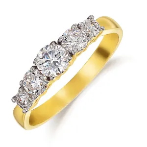 Ablaze Eternity Ring