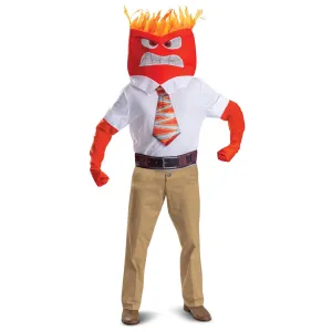 Anger Costume Kit for Adults, Inside Out 2, Shirt and Headpiece