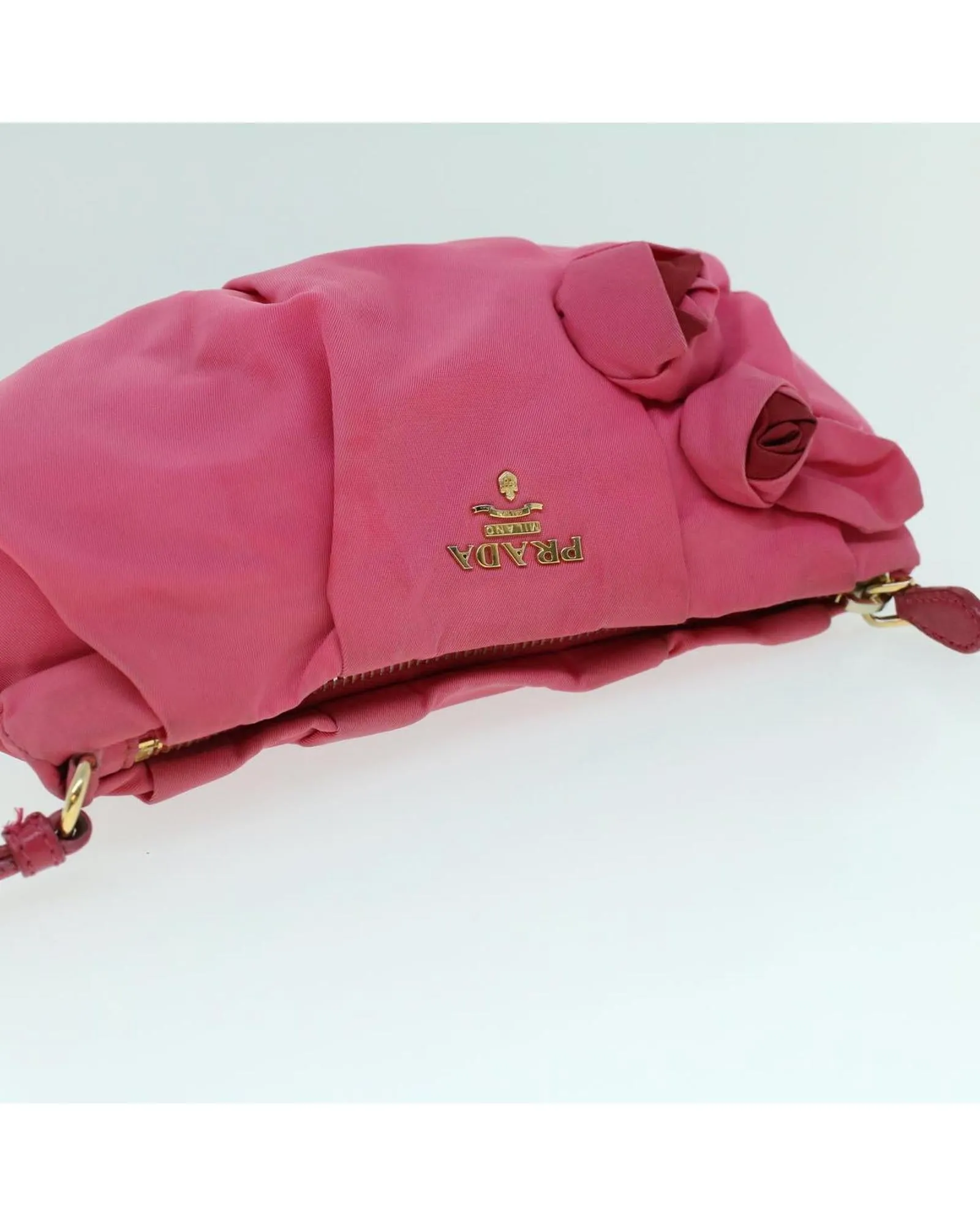 Authentic Pink Nylon Pouch