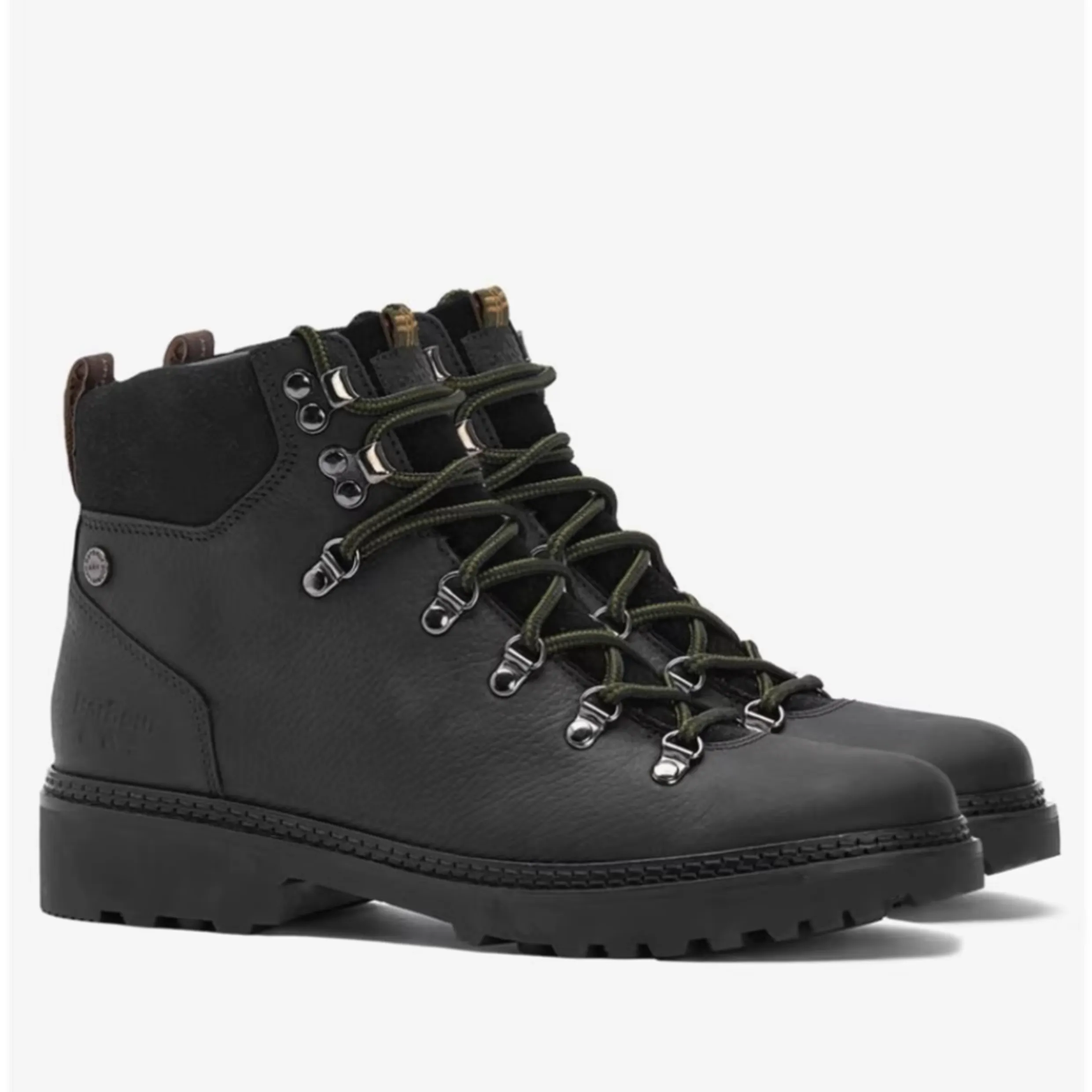 Barbour Belgrave Hiker Waterproof Black Boot LFO0544