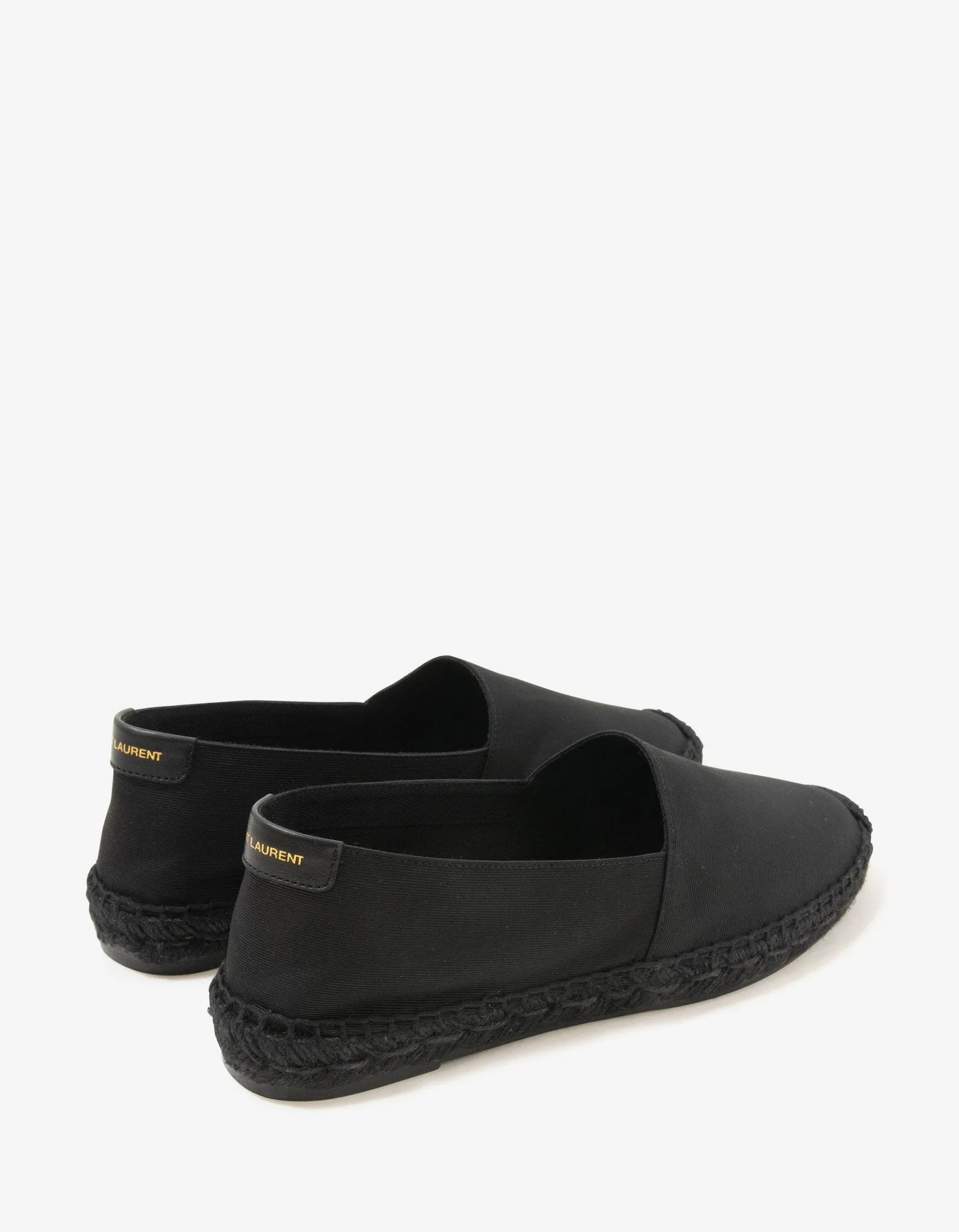 Black Logo Espadrilles -