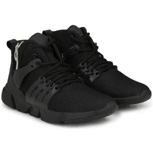 Black Mesh Sports Shoes