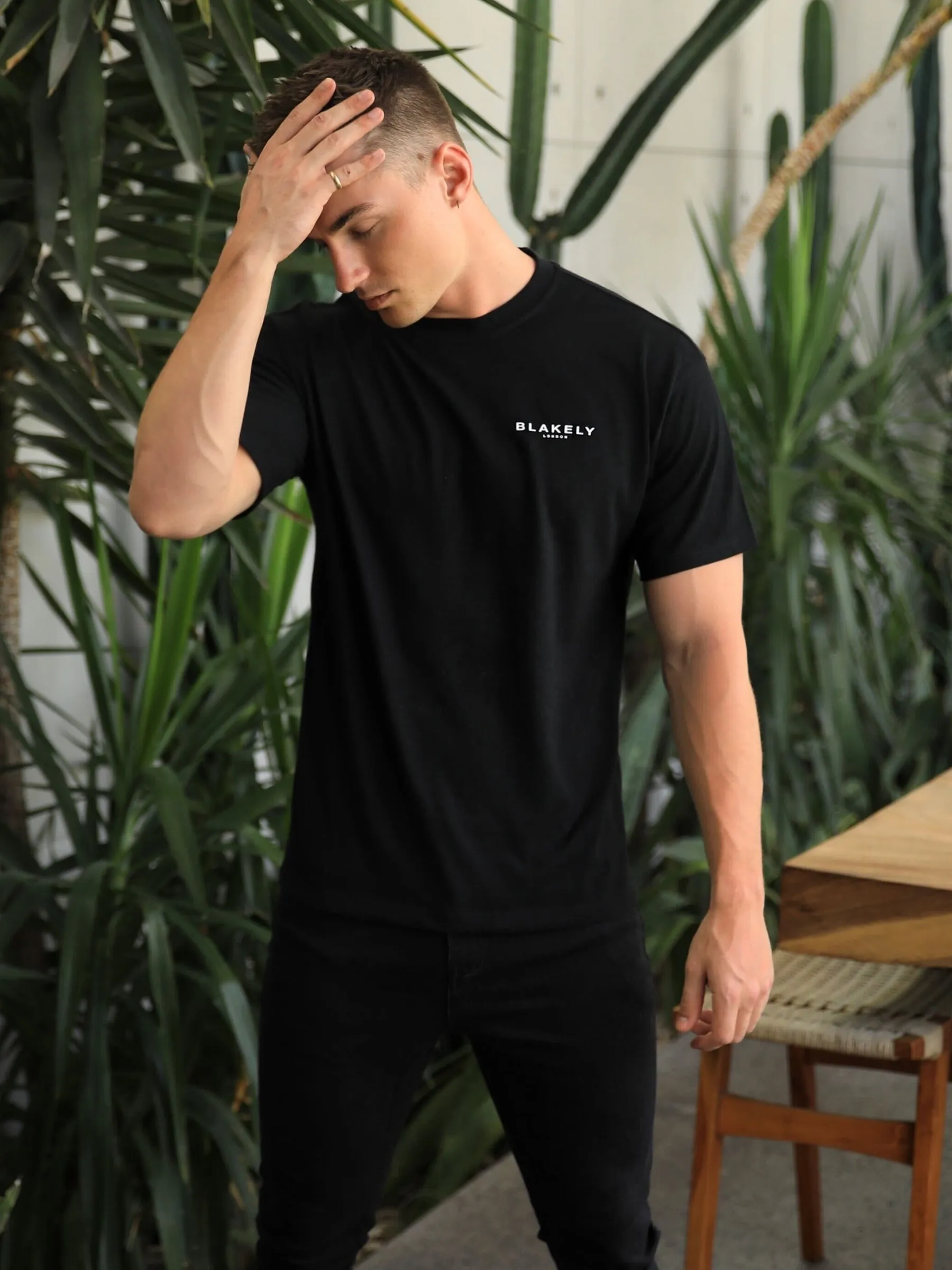 Blakely London Relaxed Fit T-Shirt - Black