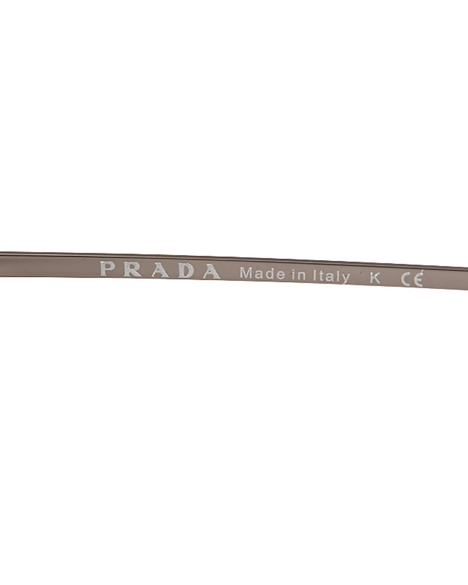 Brown Metal Sunglasses for Men and Women by Prada - Unused