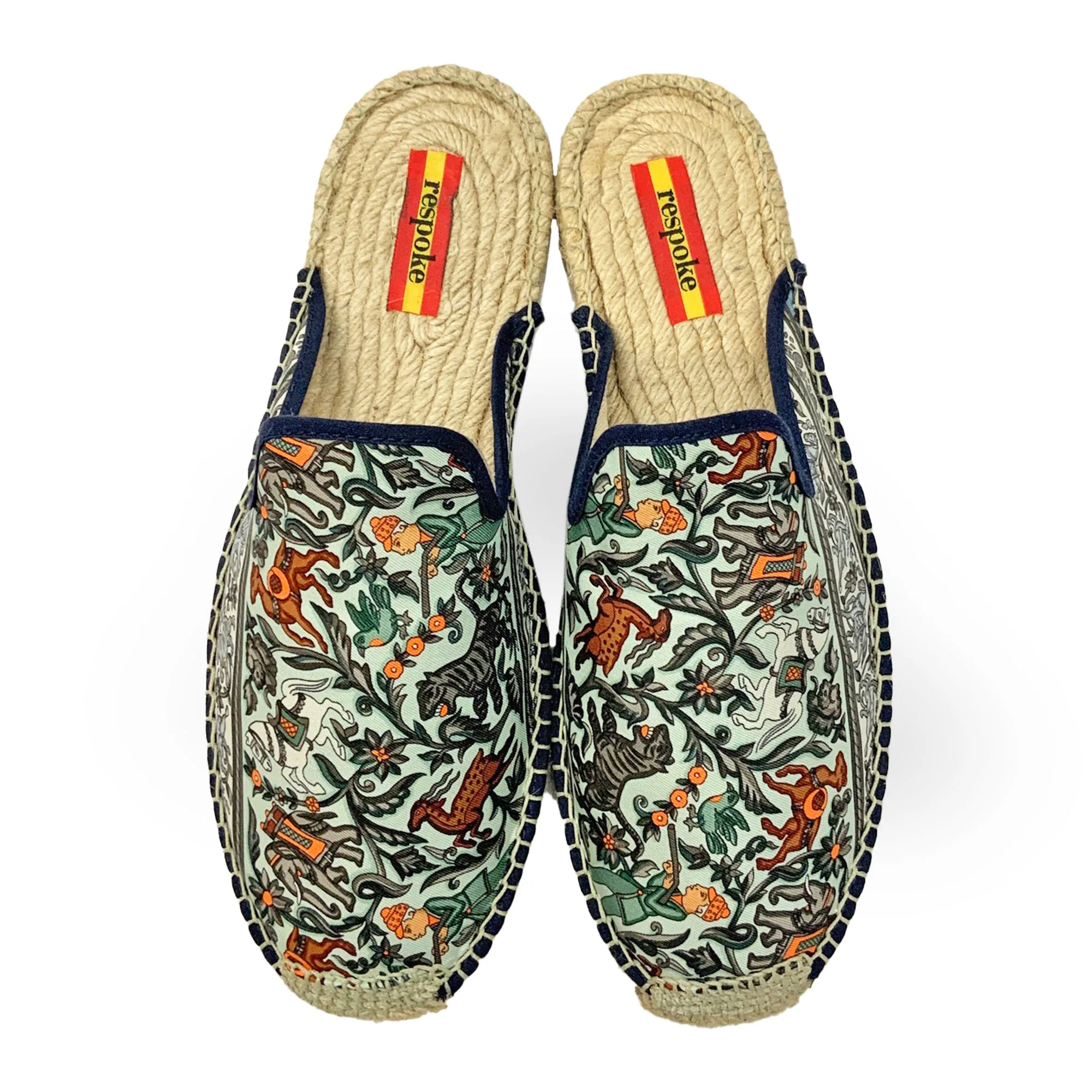 CHASSE Grey Mule Espadrilles