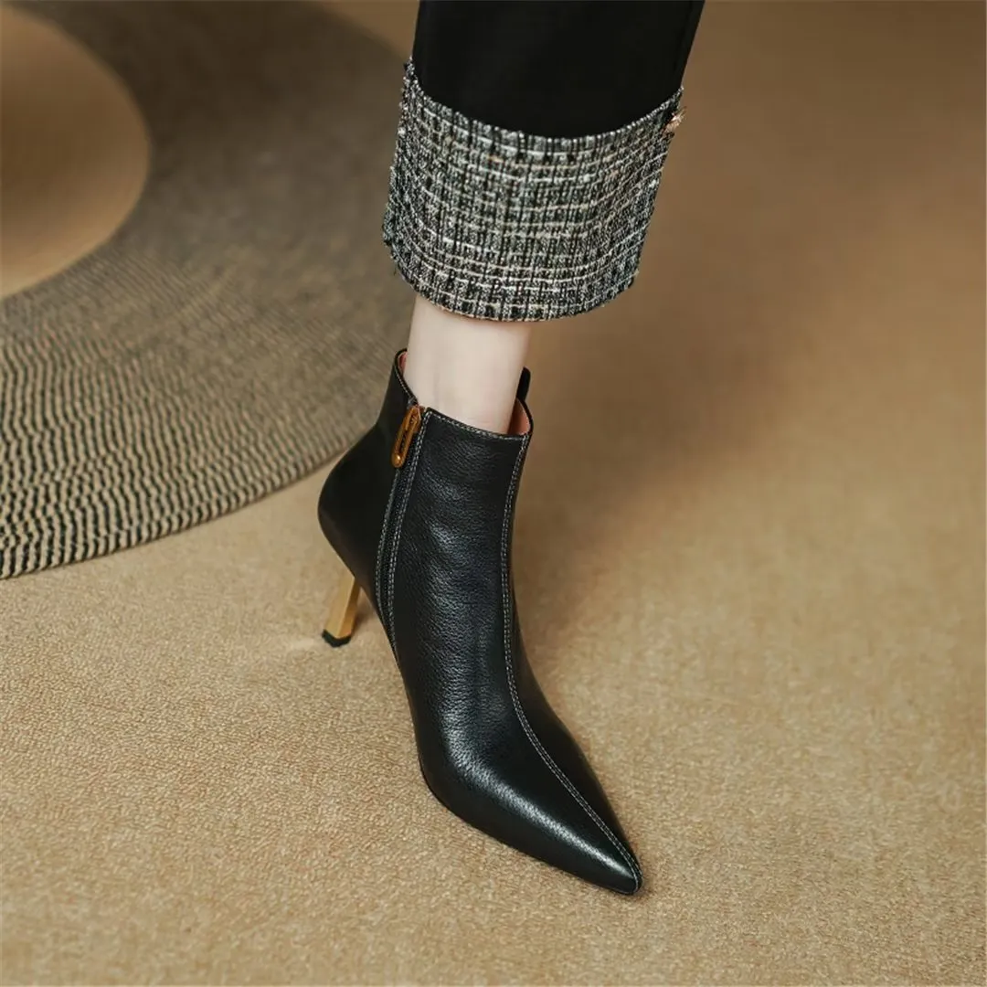 CrocElegance Pointed Winter Slip-Ons