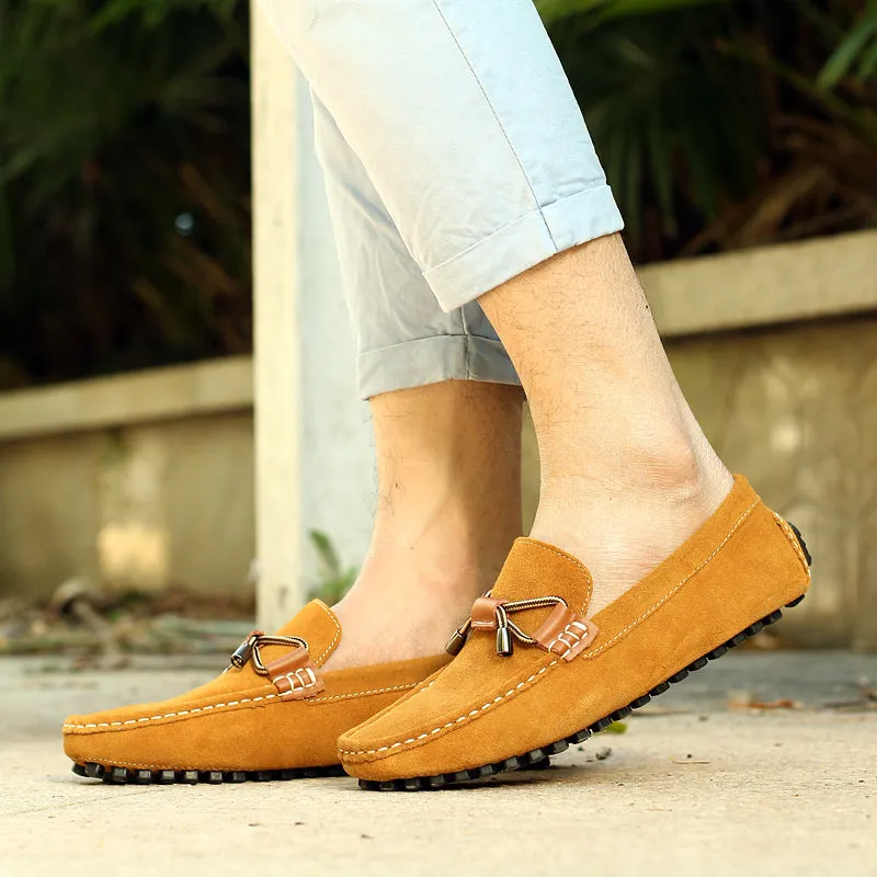 Elegant Suede Slip-On Loafers