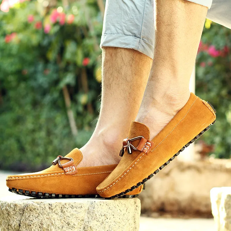 Elegant Suede Slip-On Loafers