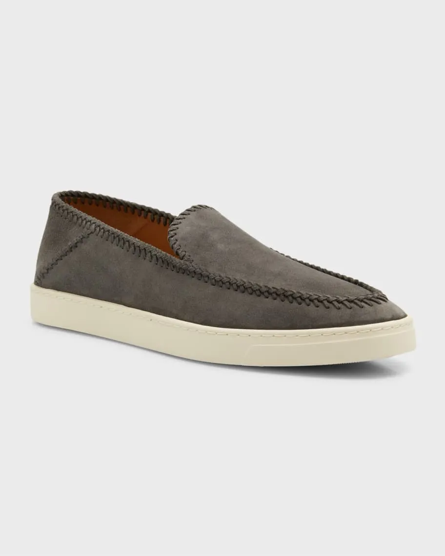 Giorgio Armani men's suede slip-ons