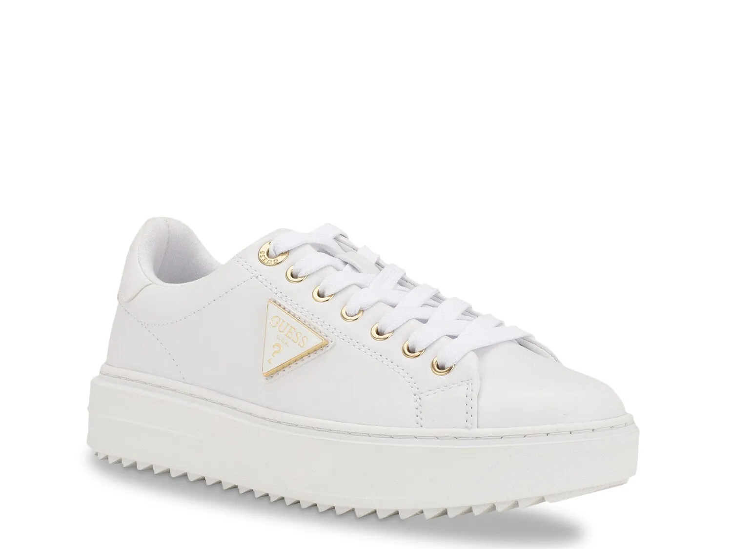 Guess Denesa platform sneakers, white