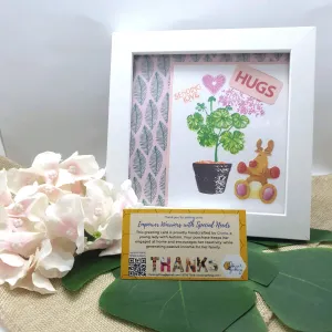 Handmade Motivational Plant Photo Frame