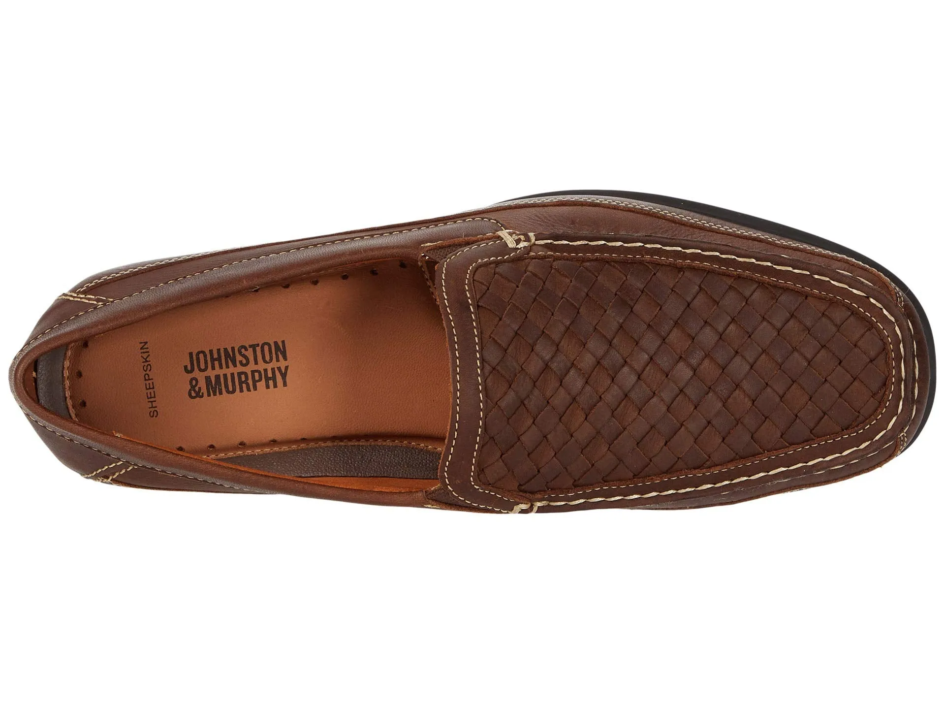 Johnston & Murphy Locklin Woven Venetian Loafers