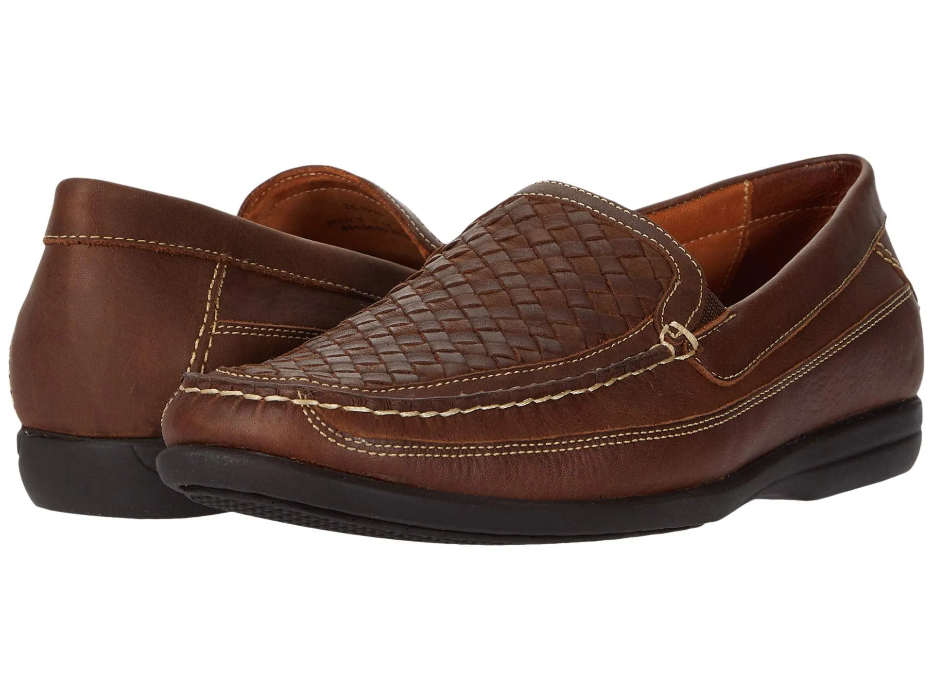 Johnston & Murphy Locklin Woven Venetian Loafers