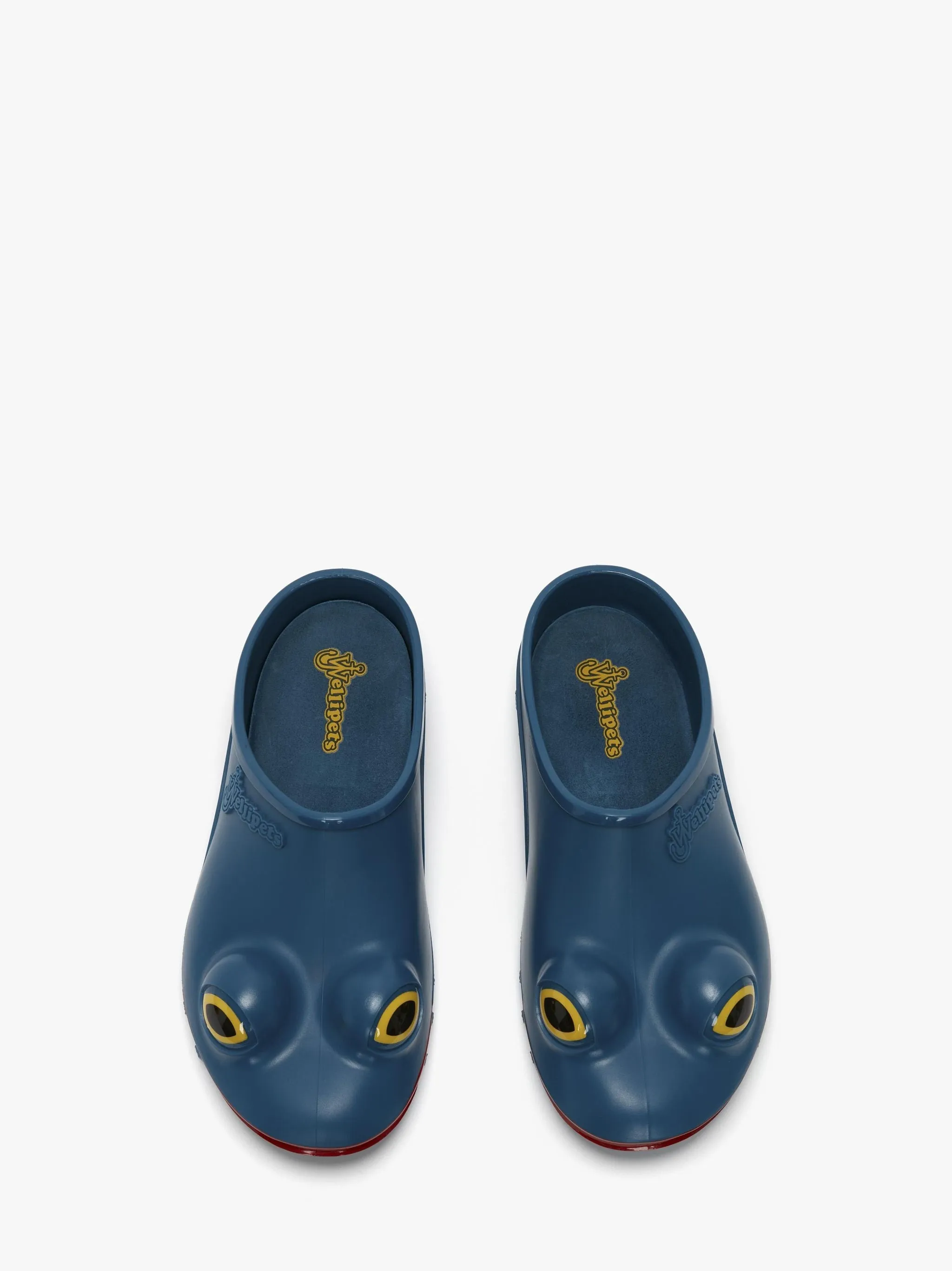 Blue JW Anderson x Wellipets Frog Loafers