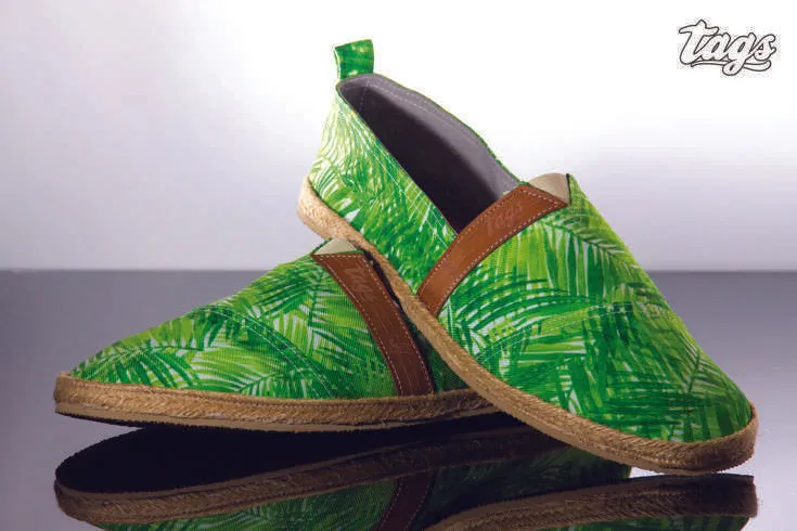 Kinder Espadrilles HOJAS PALMERAS