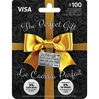 MasterCard / Visa , Prepared Credit Cards (Gift Card)  $25 $50 $100