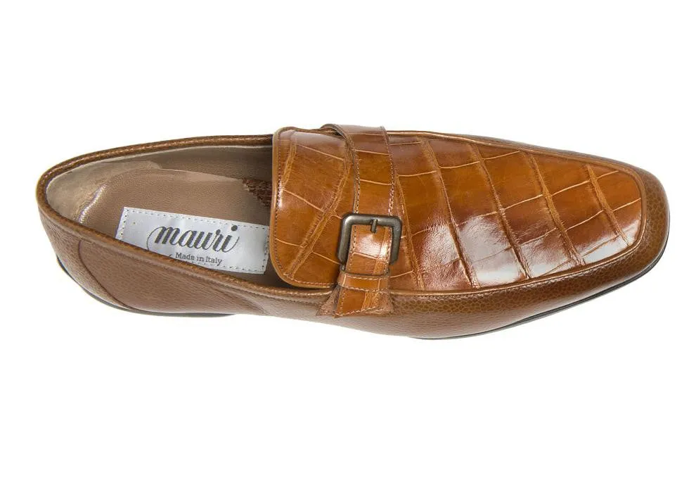 Mauri - "9259/1 Fontana" Pebble Grain Alligator Loafer