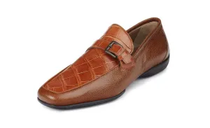 Mauri - "9259/1 Fontana" Pebble Grain Alligator Loafer