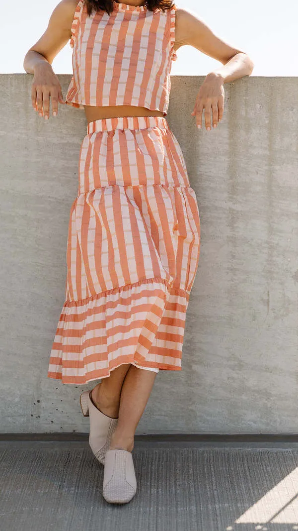 MAYA SKIRT - Peach