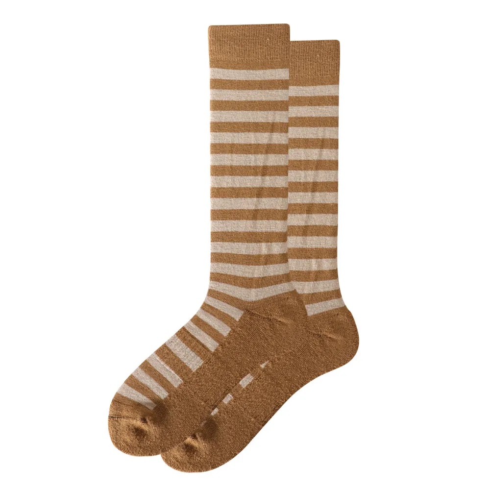 Men's Touch Wear Everyday Striped  Crew Socks 4-packs