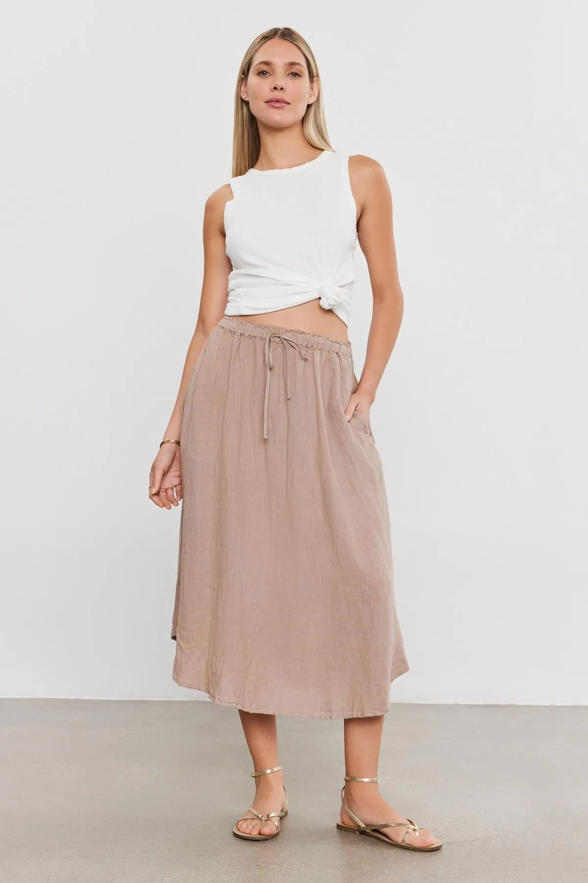 NEMY LINEN SKIRT