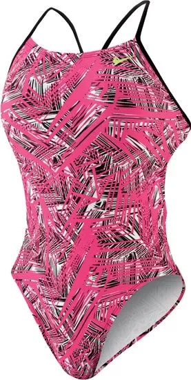 NIKE SWIM Female Scatter Brain Cut-Out Tank (34 Only)