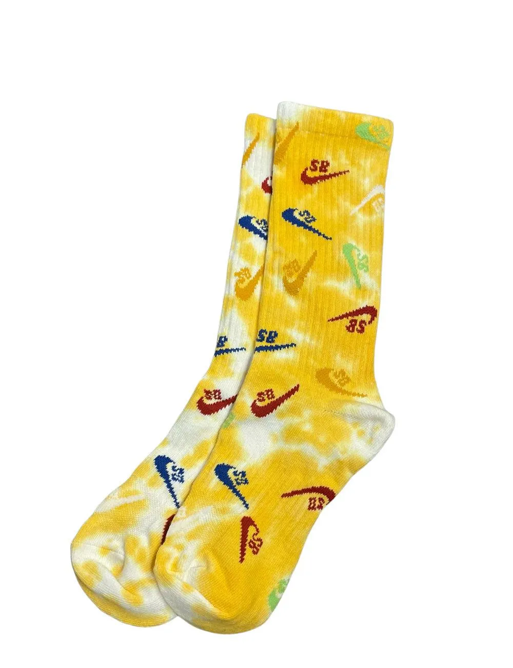 NIKE YELLOW BRANDED SOCKS