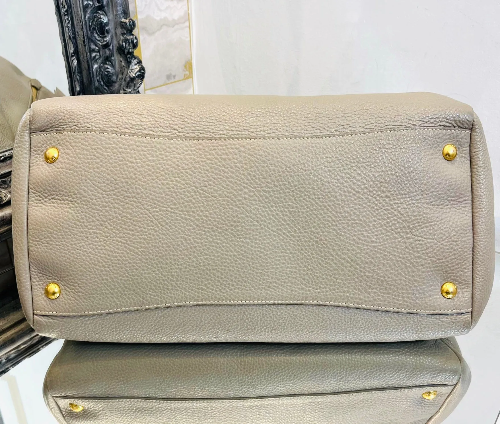 Prada 2Way Vitello Leather Bag