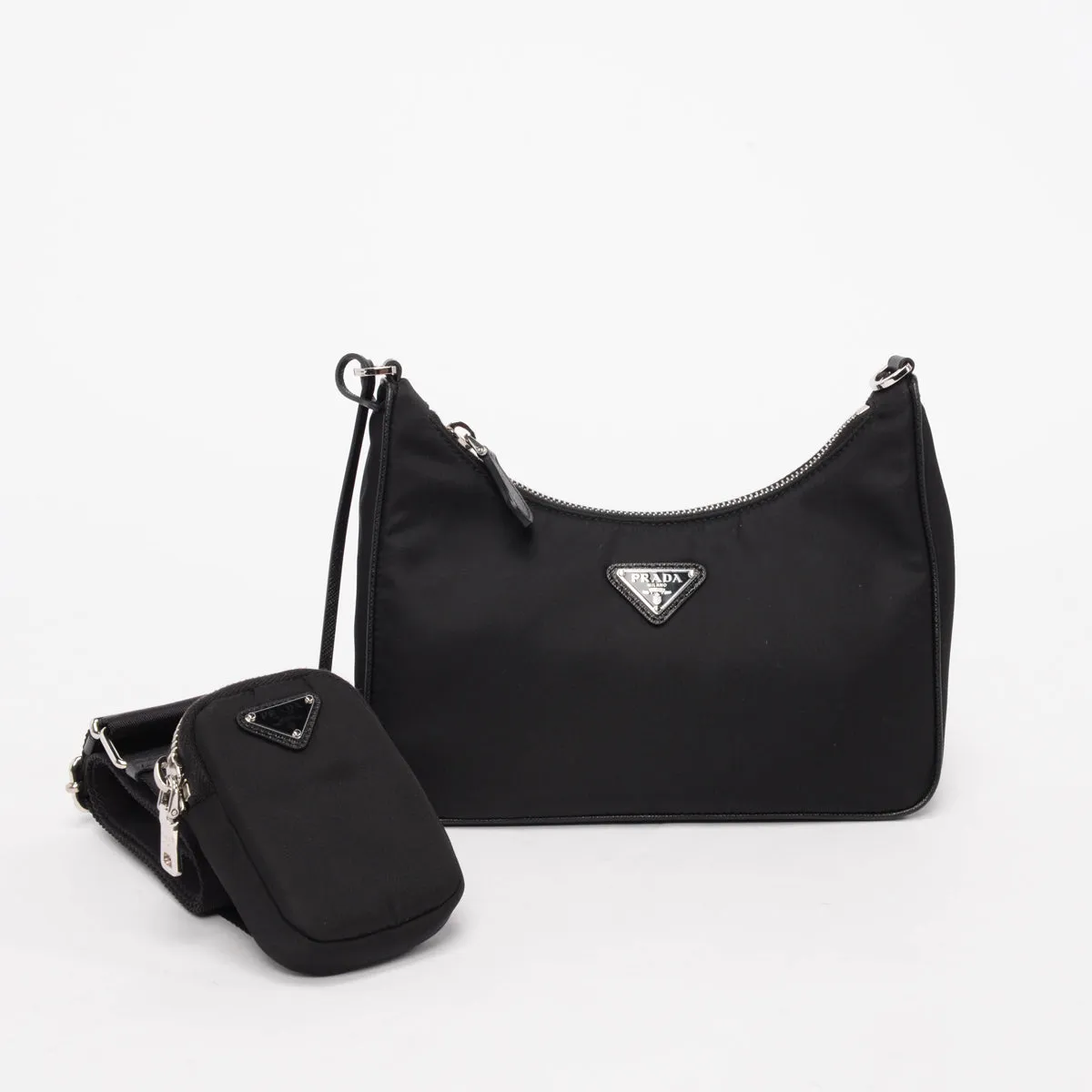 Prada Black Re-Nylon Re-Edition 2005 Bag