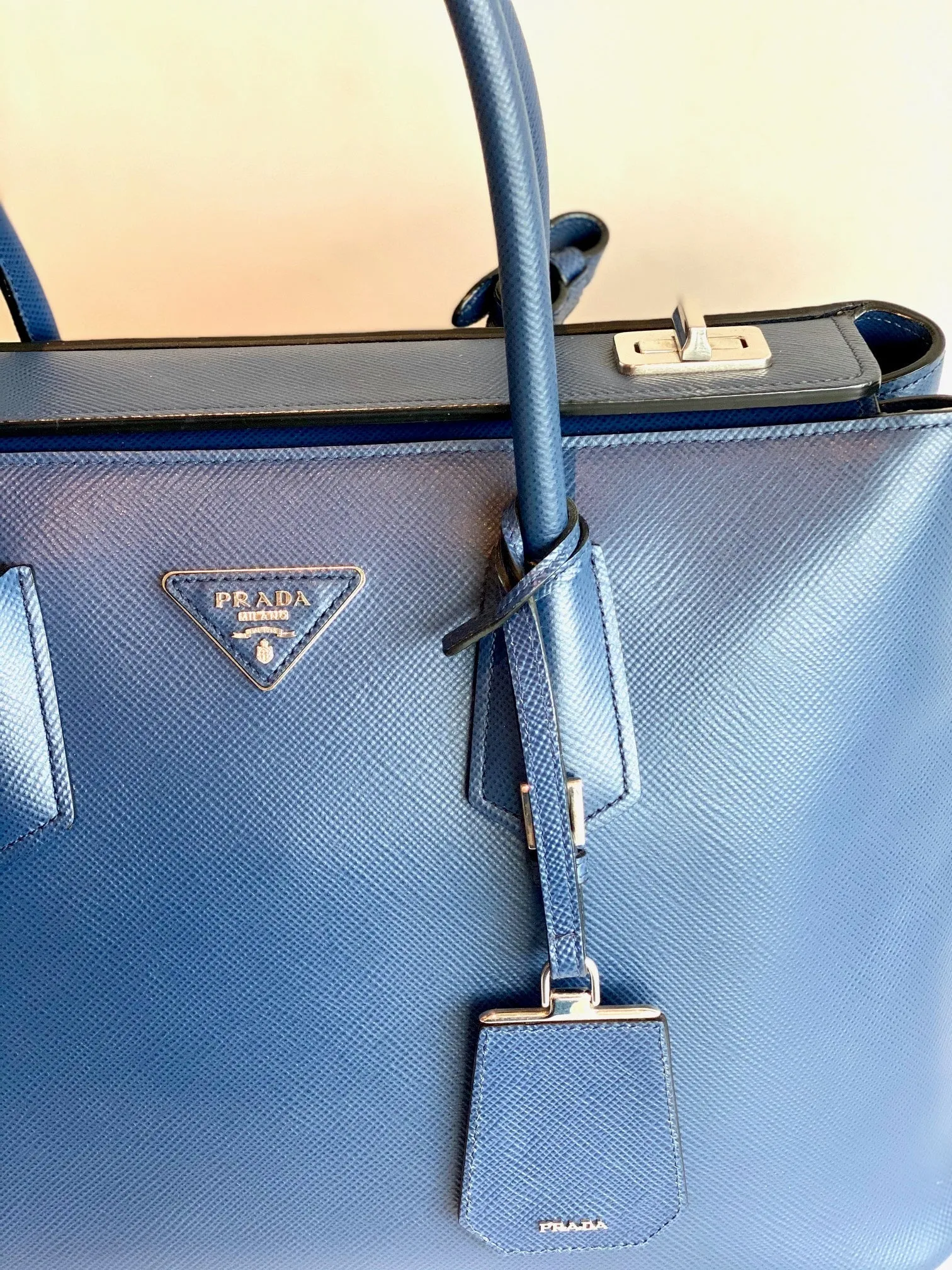 Prada Structured Leather Tote