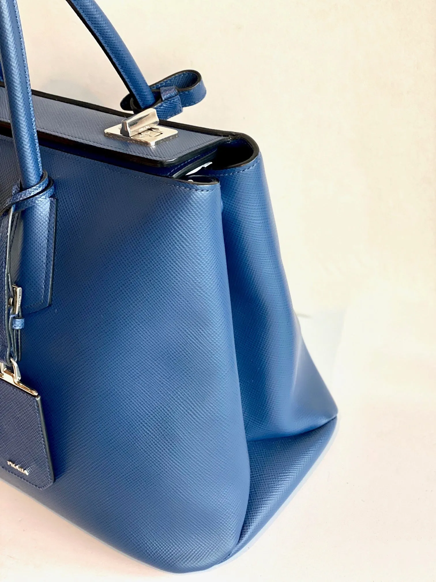 Prada Structured Leather Tote