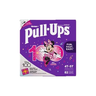 Pull-Ups Girls' Learning Designs Training Pants Econ  Pack - Size 4T-5T - 82ct