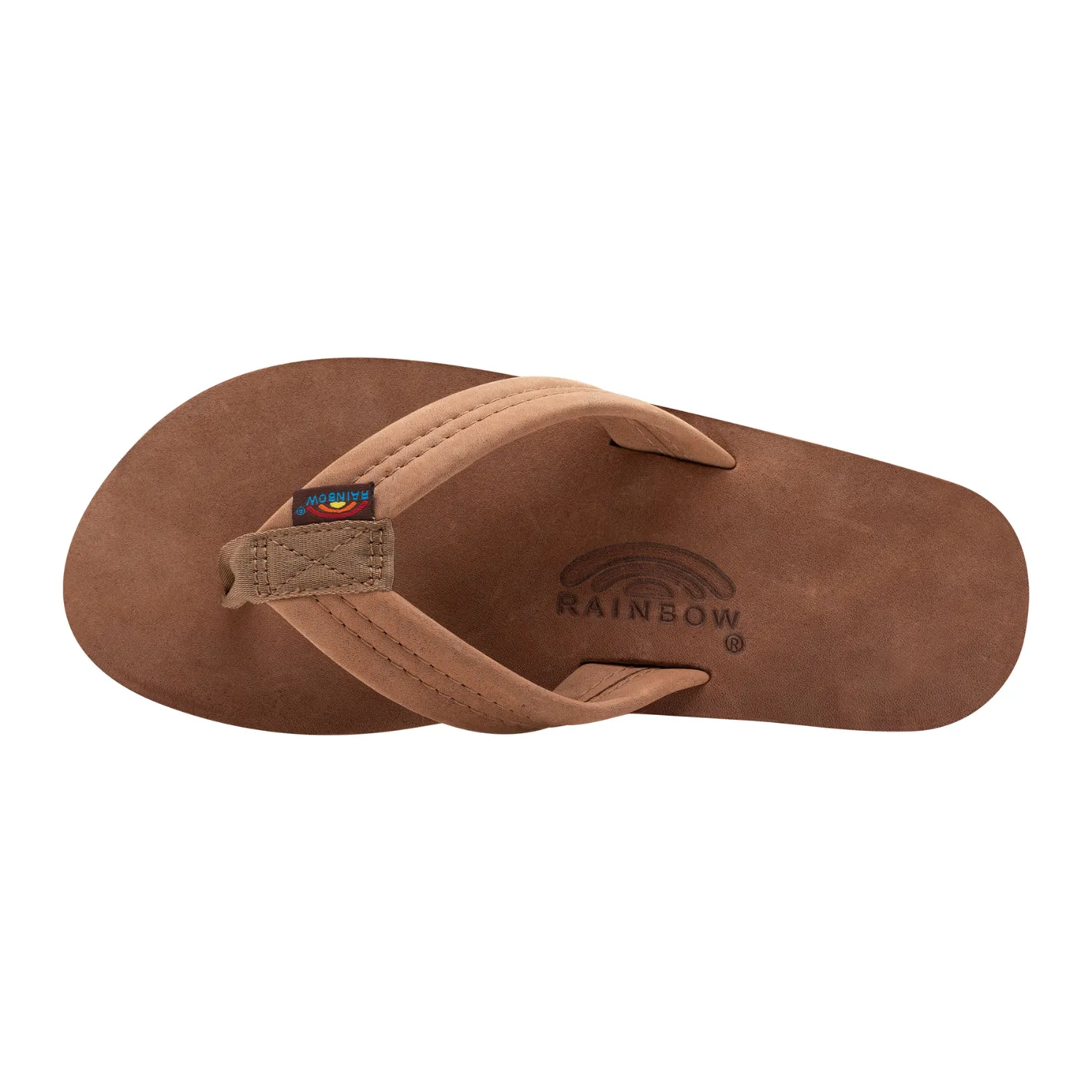 RAINBOW SANDALS Luxury Leather Single Layer Arch Support - NOGALES WOOD