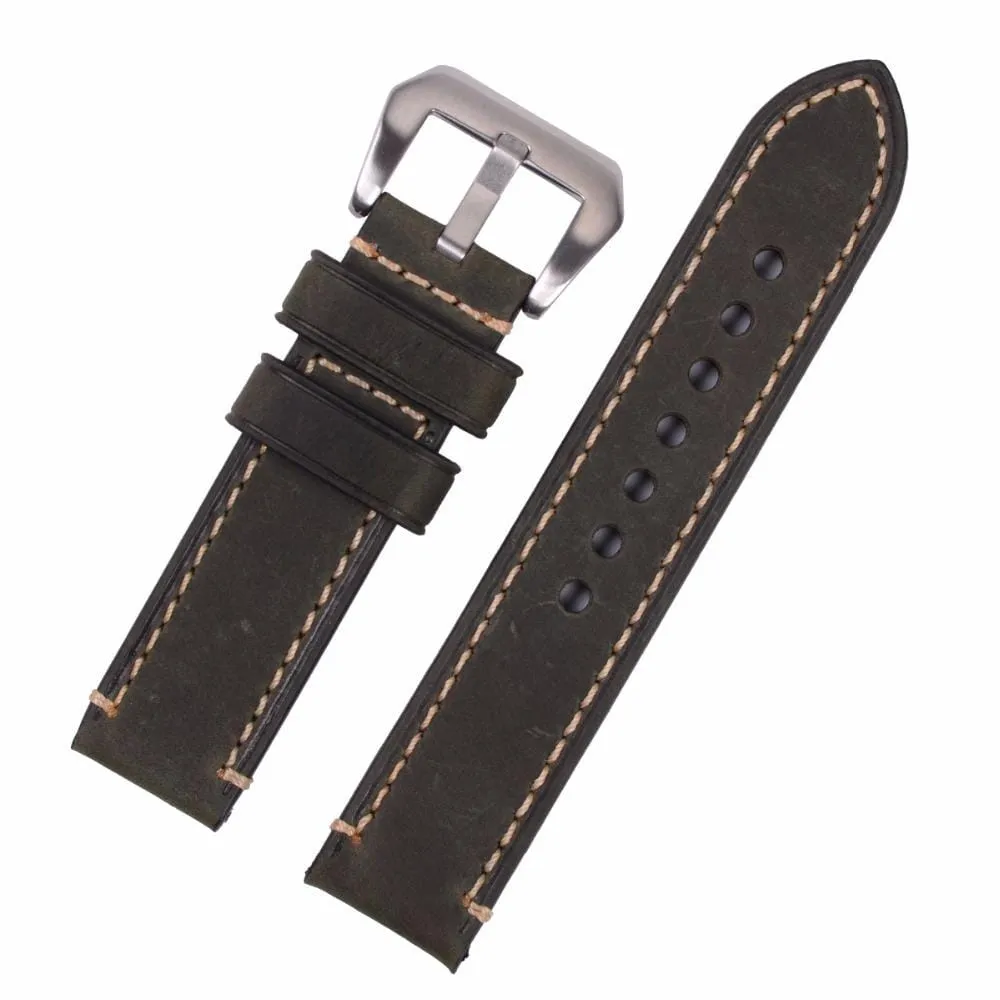 Retro Leather Straps Compatible with the Timberland 22mm Range