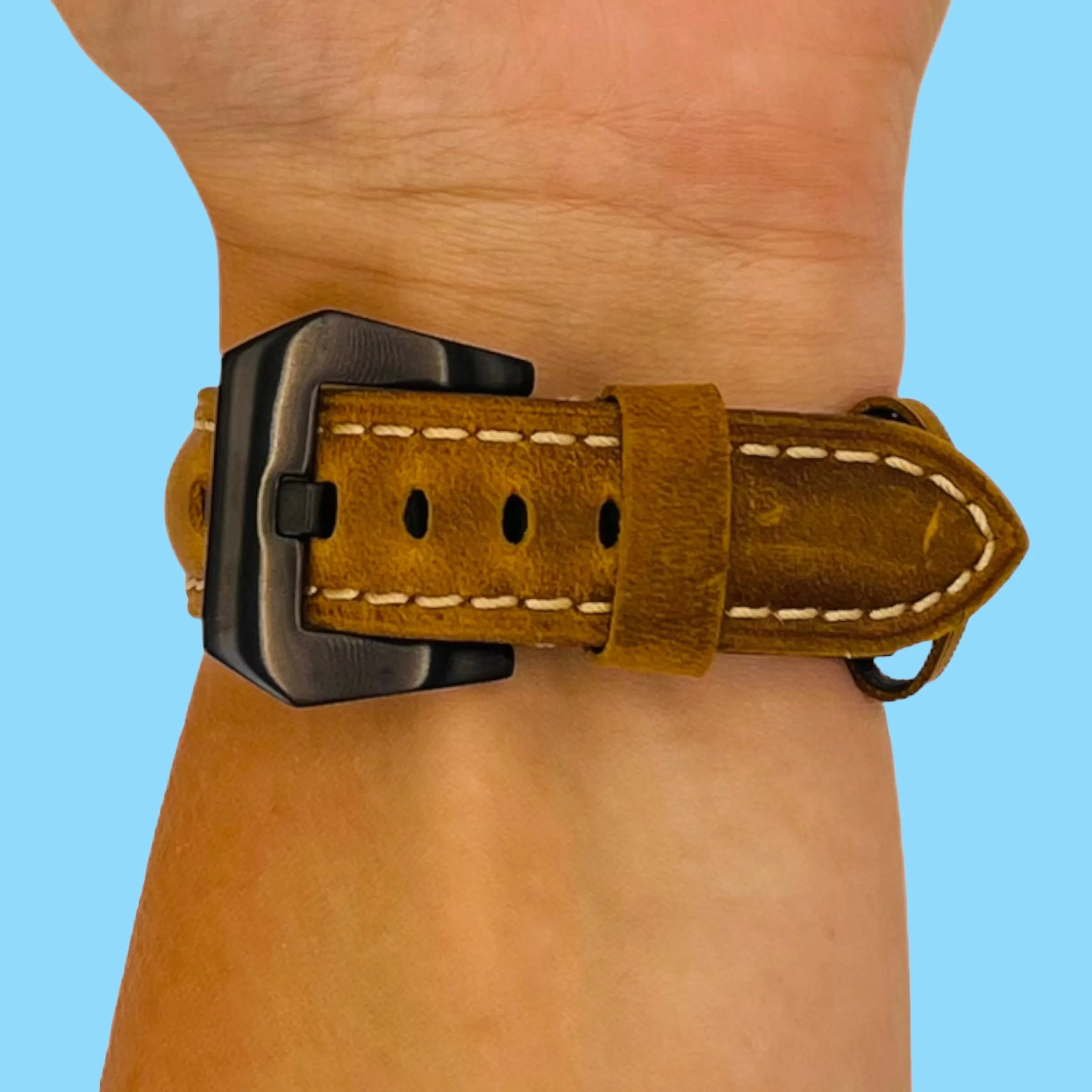 Retro Leather Straps Compatible with the Timberland 22mm Range