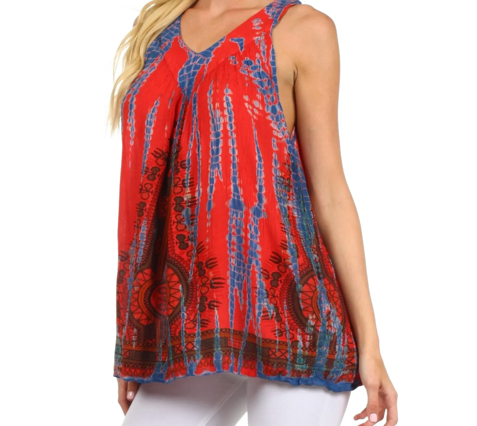 Sakkas Bohemian Spirit Relaxed Fit Blouse