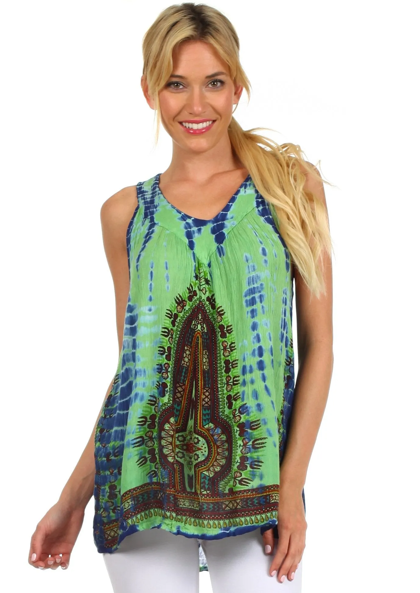 Sakkas Bohemian Spirit Relaxed Fit Blouse