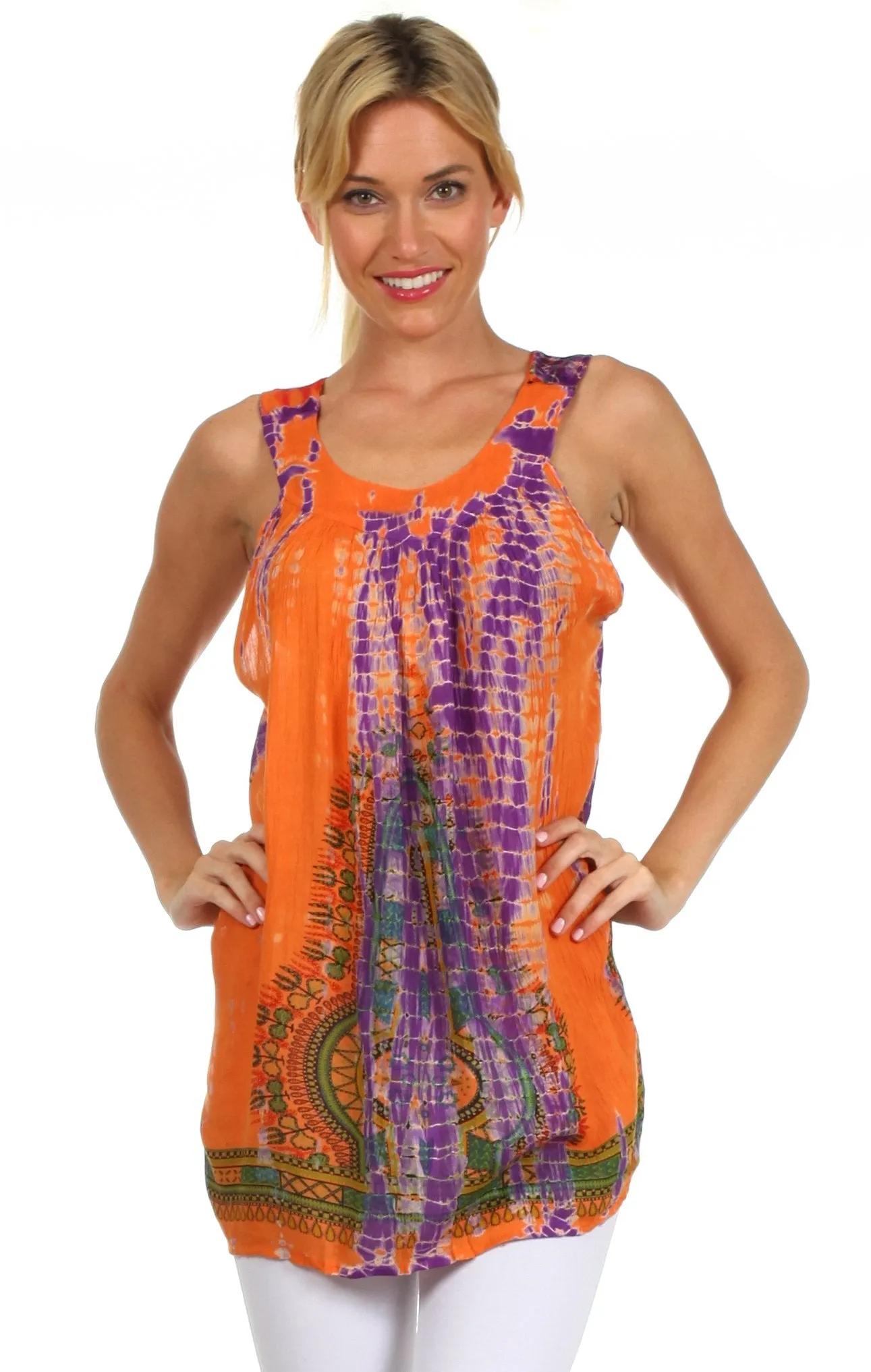 Sakkas Bohemian Spirit Relaxed Fit Blouse