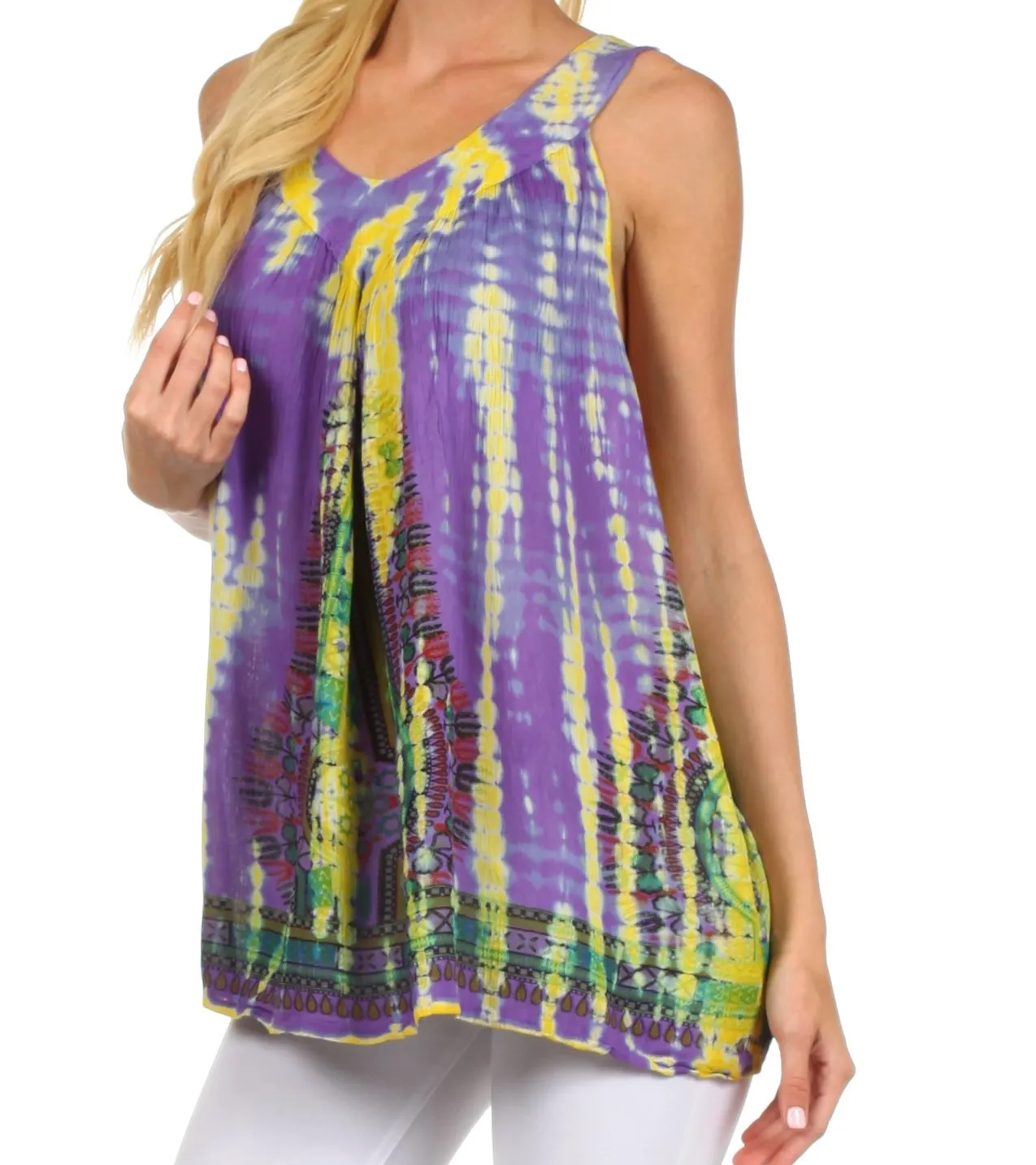 Sakkas Bohemian Spirit Relaxed Fit Blouse