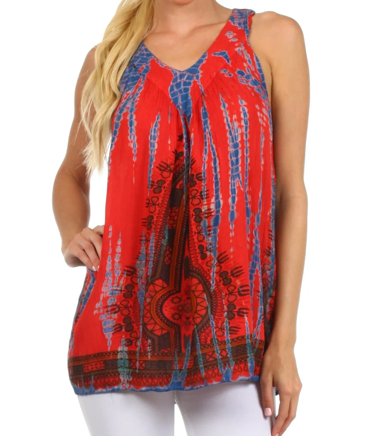 Sakkas Bohemian Spirit Relaxed Fit Blouse