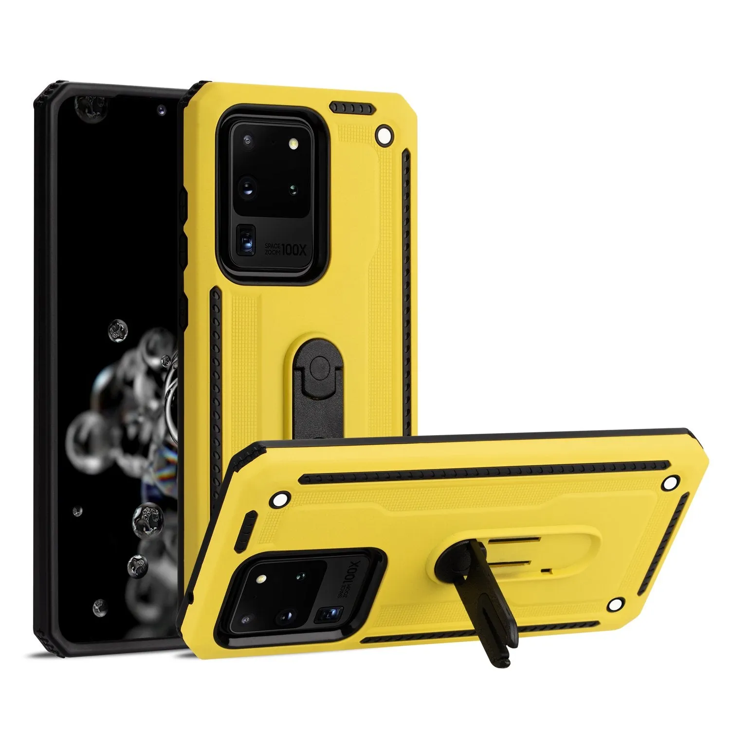 Samsung Galaxy S20 Ultra Case - Heavy-Duty, Kickstand/Air Vent Mount