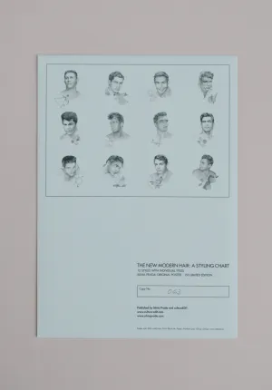 Silvia Prada, The New Modern Hair: A Styling Chart Poster