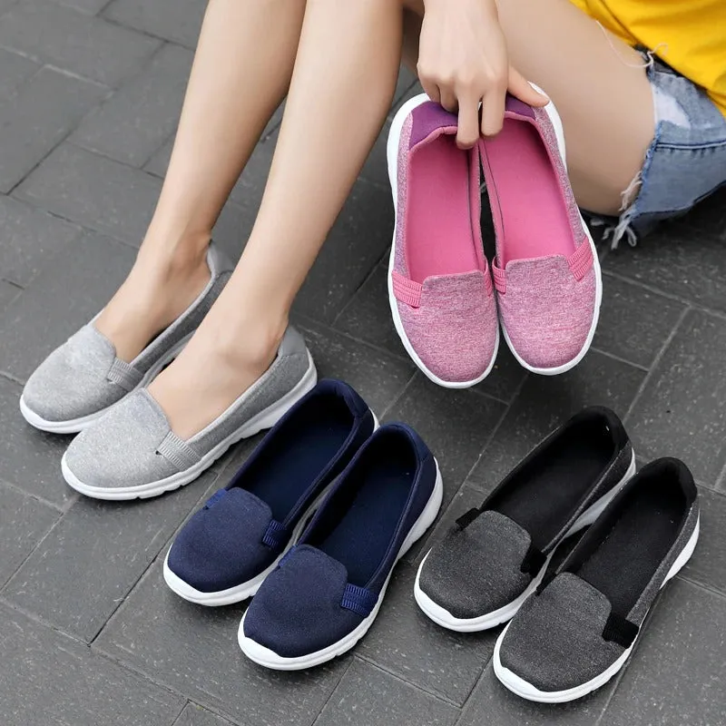 Summer Slip-on Mesh Walking Loafer Shoes