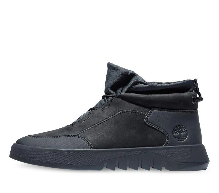 Timberland Mens Supaway Leather Chukka Boot - Black Nubuck