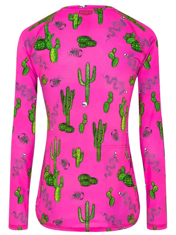 Totally Cactus Women's Long Sleeve MTB Jersey