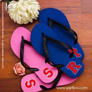 Varsity © Personalised Slippers - 2 Pairs