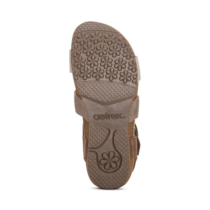 Women's Aetrex Lilly SC562WN Color:  Taupe