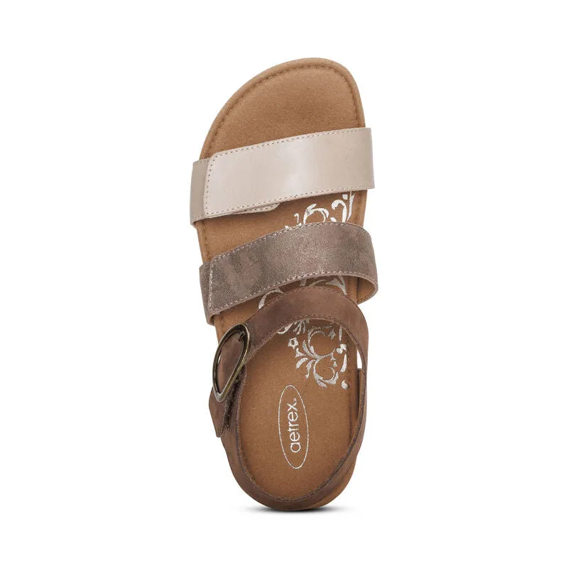 Women's Aetrex Lilly SC562WN Color:  Taupe