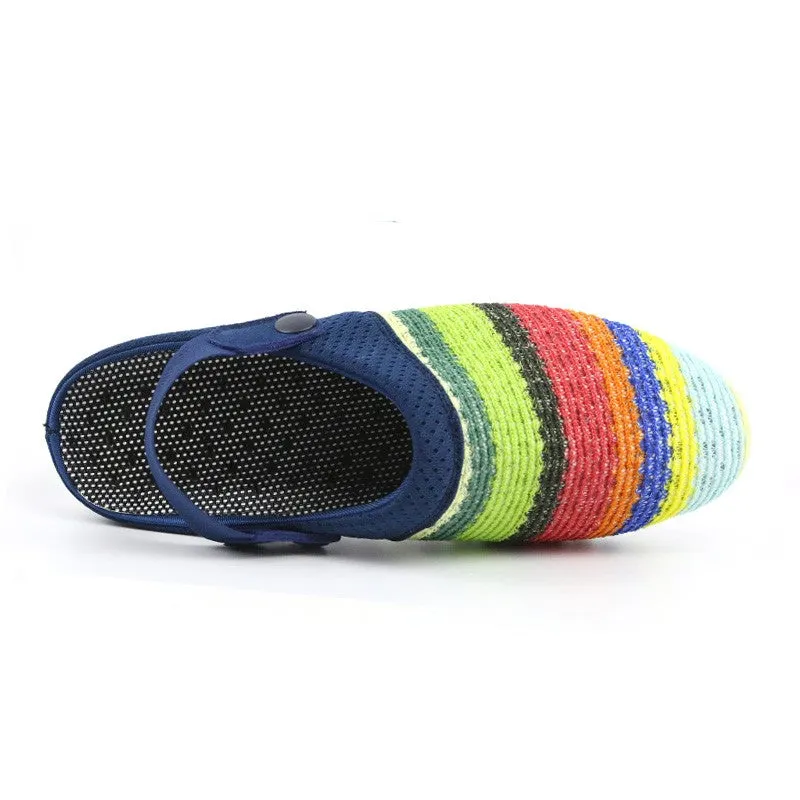 Women's stylish pretty knitted pretty slip-on sandals CL